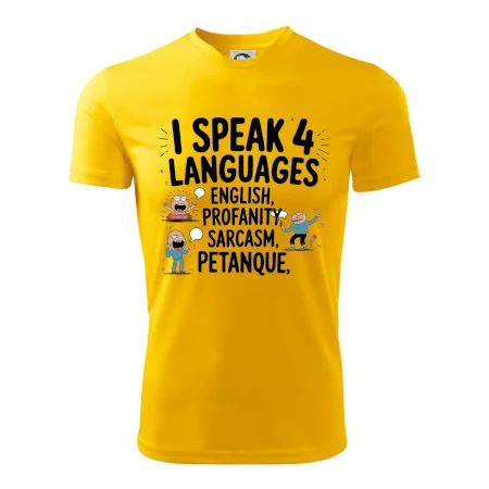 I speak 4 language - Petanque
