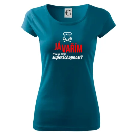 Já vařím - tvoje superschopnost? rovný nápis