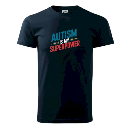 Šikmý nápis Autism is my superpower