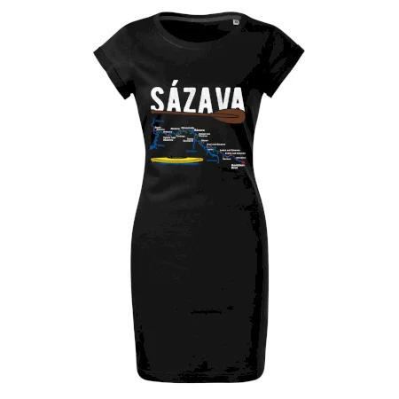 Mapa řeky Sázavy