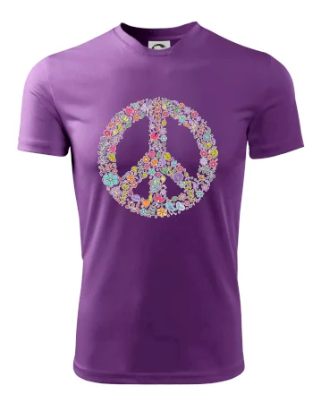 Peace symbol lístečky