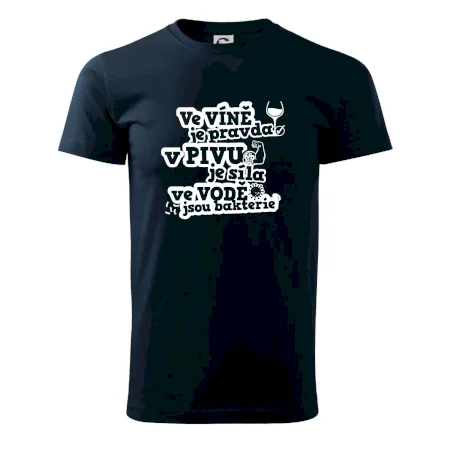 Ve víně je pravda, v pivu síla, ve vodě bakterie