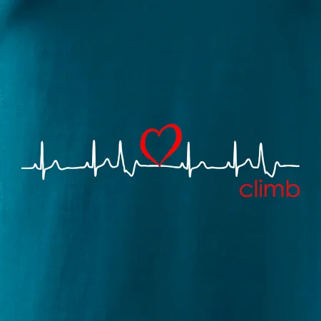 Moje srdce bije pro climb (horolezení)