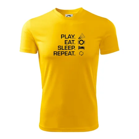 Play Eat Sleep Repeat badminton