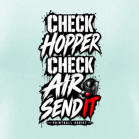 Kontrola zásobníku check hopper air paintball