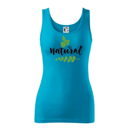 Natural - nápis v listech