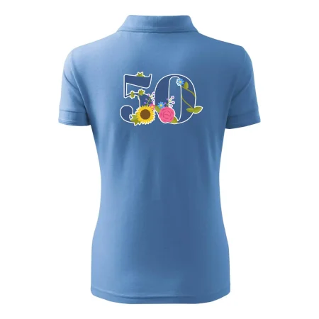 Květinové číslo kreslené - 50