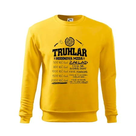 Hodinová mzda truhlář