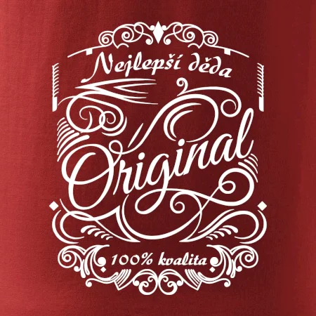 Vintage nejlepší deda 100% kvalita
