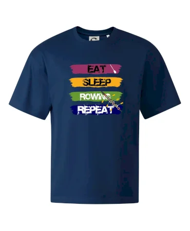 Eat sleep rowing repeat barevné