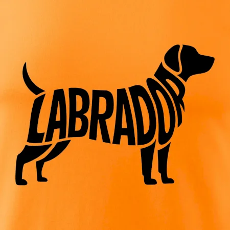 Labrador nápis v těle