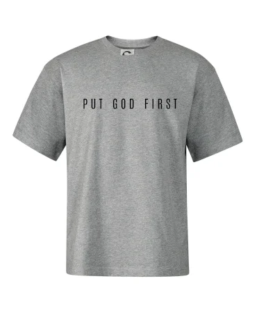 Put God first slabý nápis