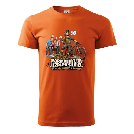 Normální lidi jezdí po silnici cyklistický humor