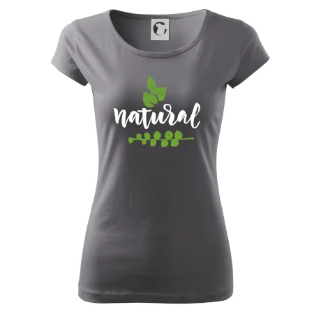 Natural - nápis v listech