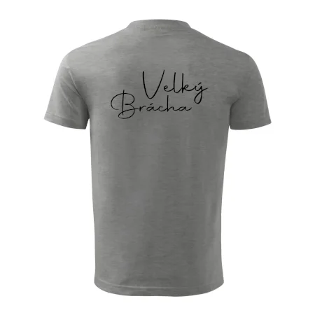 Velký brácha - nápis na zádech