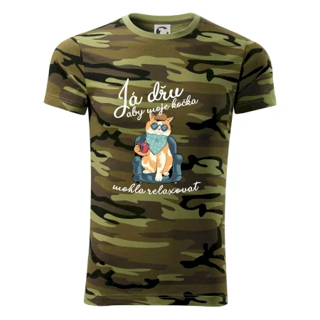 Já dřu, aby moje kočka mohla relaxovat