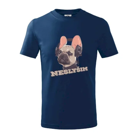 Francouzský buldoček neslyším