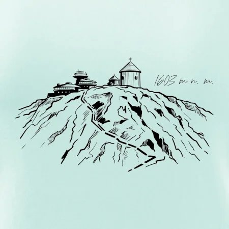 Sněžka -  1603 m n. m.