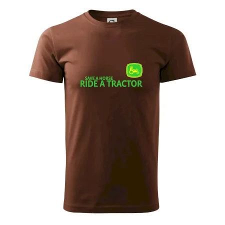Save horse, ride tractor