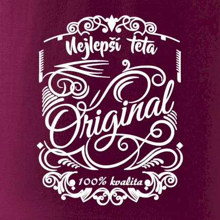 Vintage nejlepší teta 100% kvalita