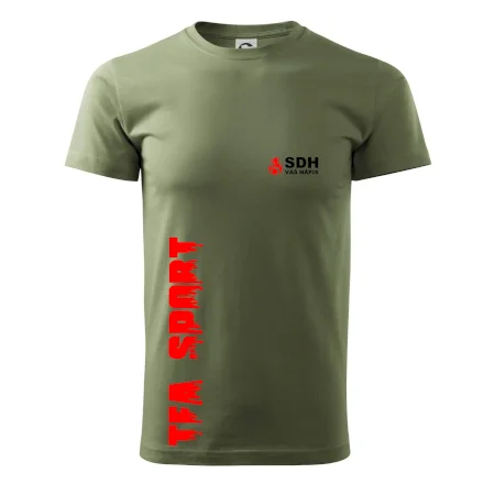 TFA Sport SDH (červený oheň) - Vlastní nápis
