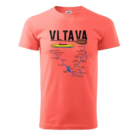 Mapa řeky Vltavy