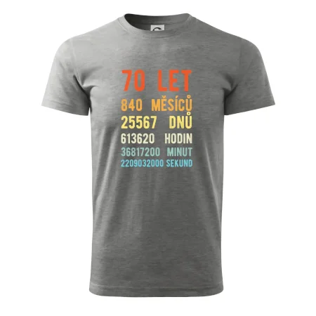 Narozeniny 70 přepočet času