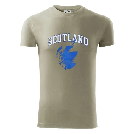 Scotland nápis s mapou