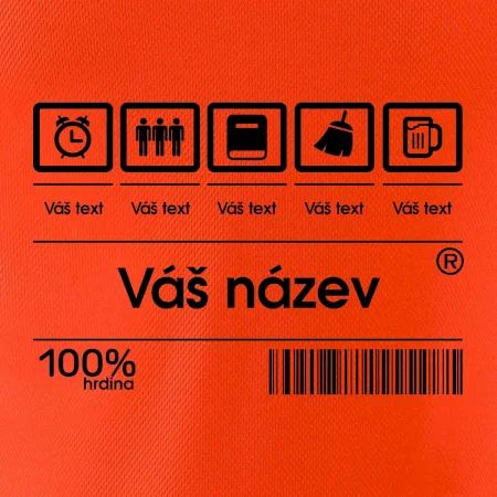 Čárový kód - Vlastní text