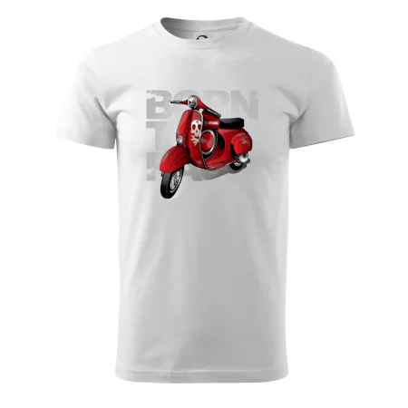 Scooter born to ride red