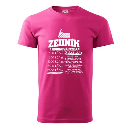 Hodinová mzda zedník