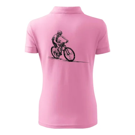 MTB kreslený cyklista