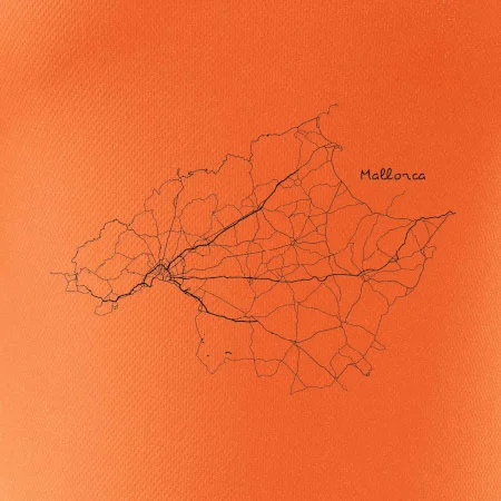 Mallorca - silniční mapa