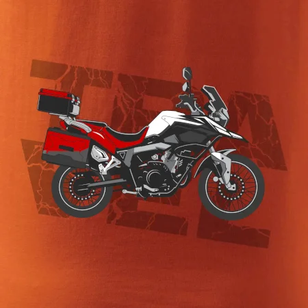 Cestovní enduro červená