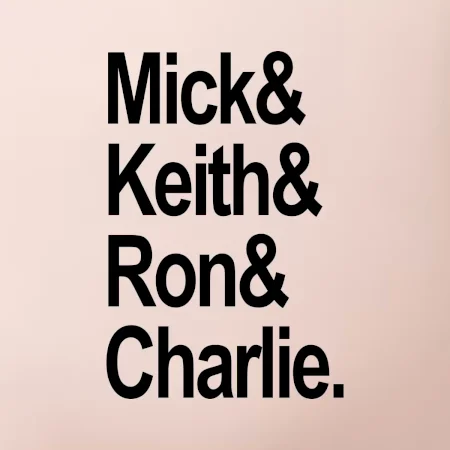 Mick Keith Ron Charlie