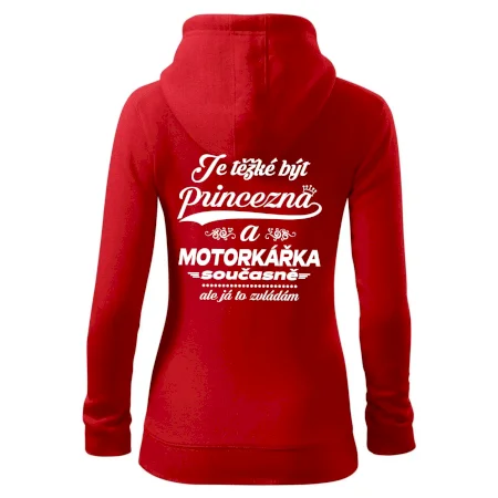 Je těžké být princezna - motorkářka