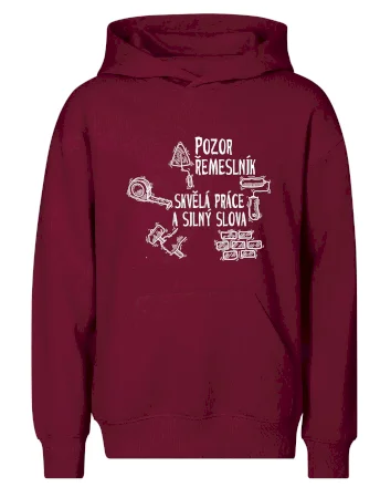 Pozor řemeslník skvělá práce silný slova