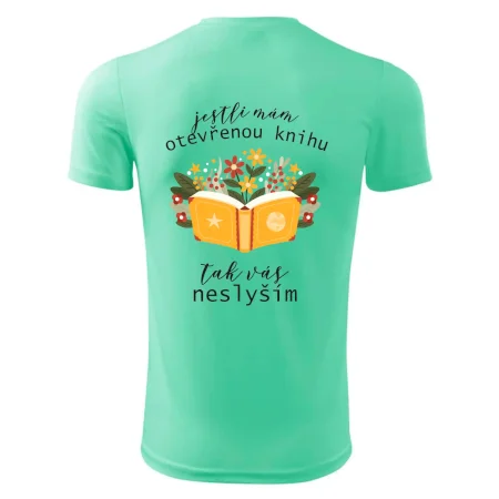 Jestli mám otevřenou knihu, tak vás neslyším
