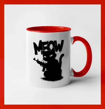 Meow kočka se zbraní