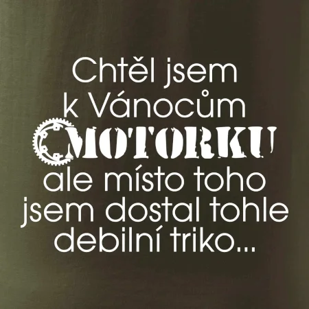 Chtěl jsem dostat motorku - Vánoce