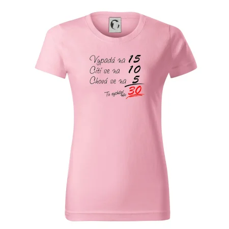 Vypadá, cítí se, chová se - 30 let