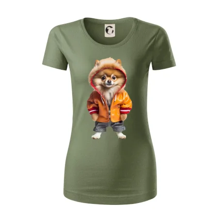 Pomeranian v bundě