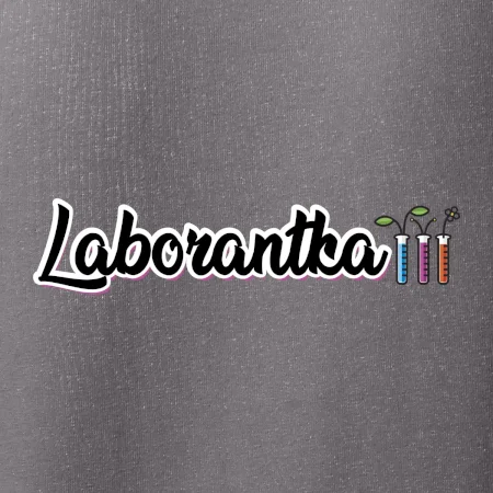 Laborantka a zkumavky