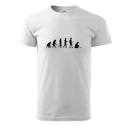 Evoluce houbař muž