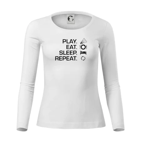 Play Eat Sleep Repeat badminton