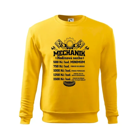 Mechanik - hodinová sazba