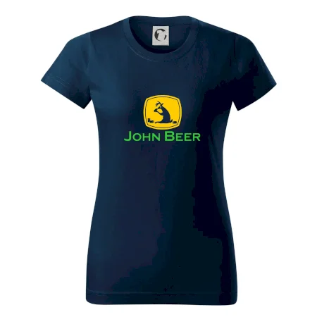 John Beer jelen s pivem