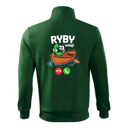 Karikatura ryby volají