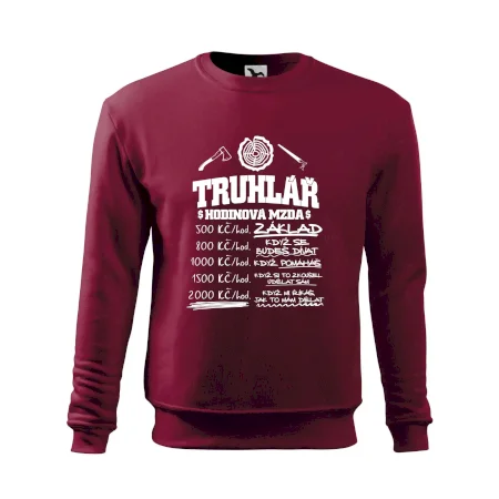 Hodinová mzda truhlář