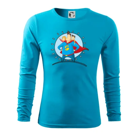 Táta superman - holka a kluk
